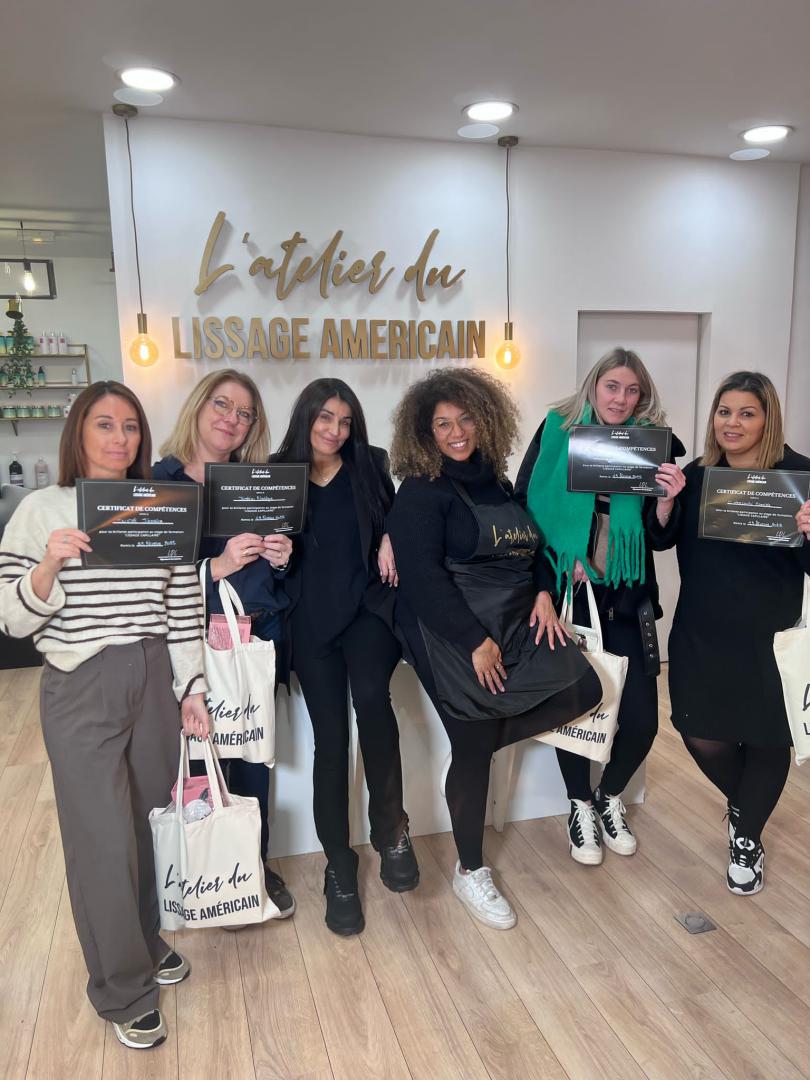 Réalisation lissage diplômée